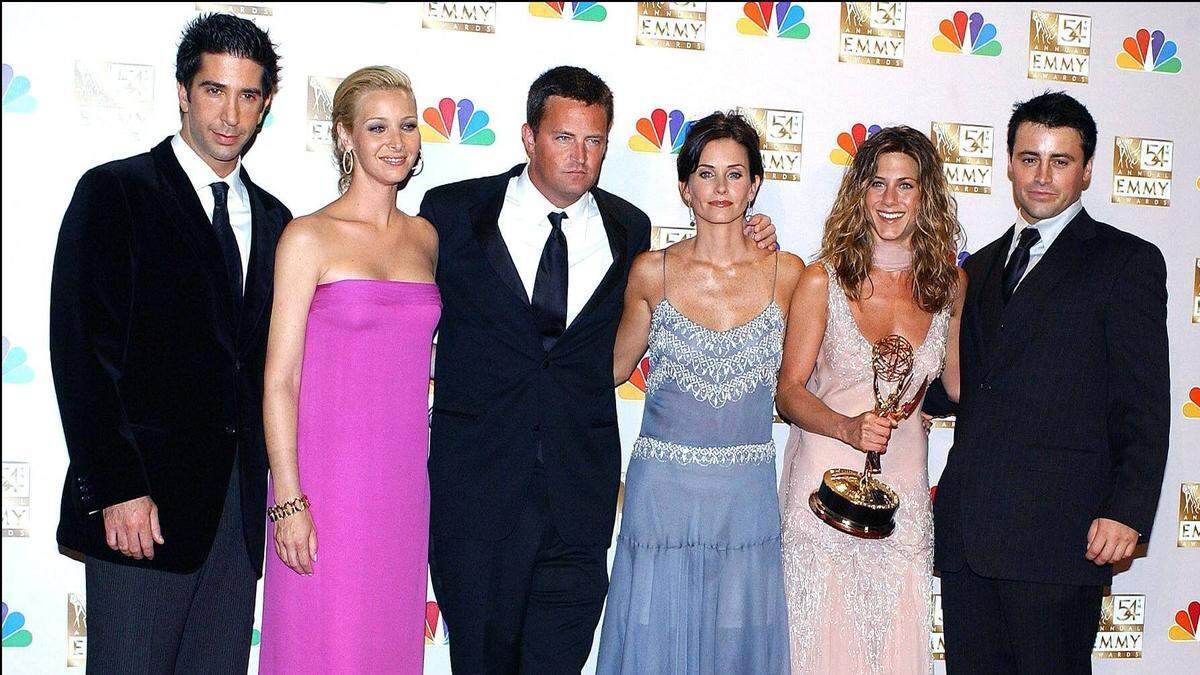 Der Cast der Kultserie (von links nach rechts): David Schwimmer, Lisa Kudrow, Matthew Perry, Courteney Cox Arquette, Jennifer Aniston und Matt LeBlanc