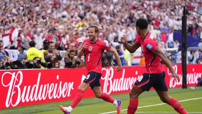 Harry Kane und Jude Bellingham trafen