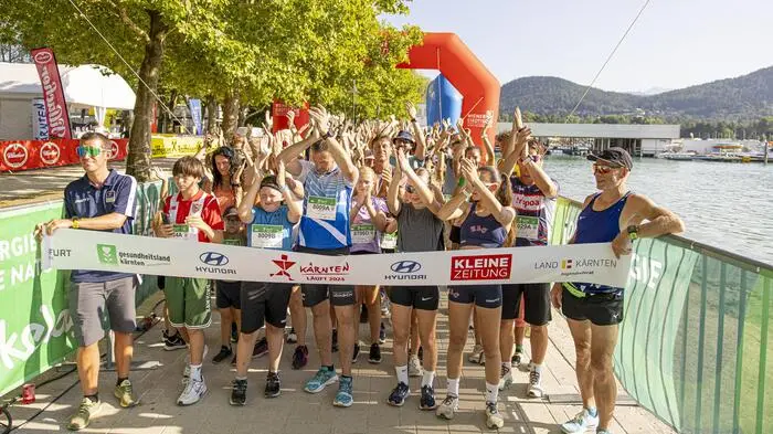 Kärnten Läuft 2024 - Start Familienlauf Klagenfurt August 2024