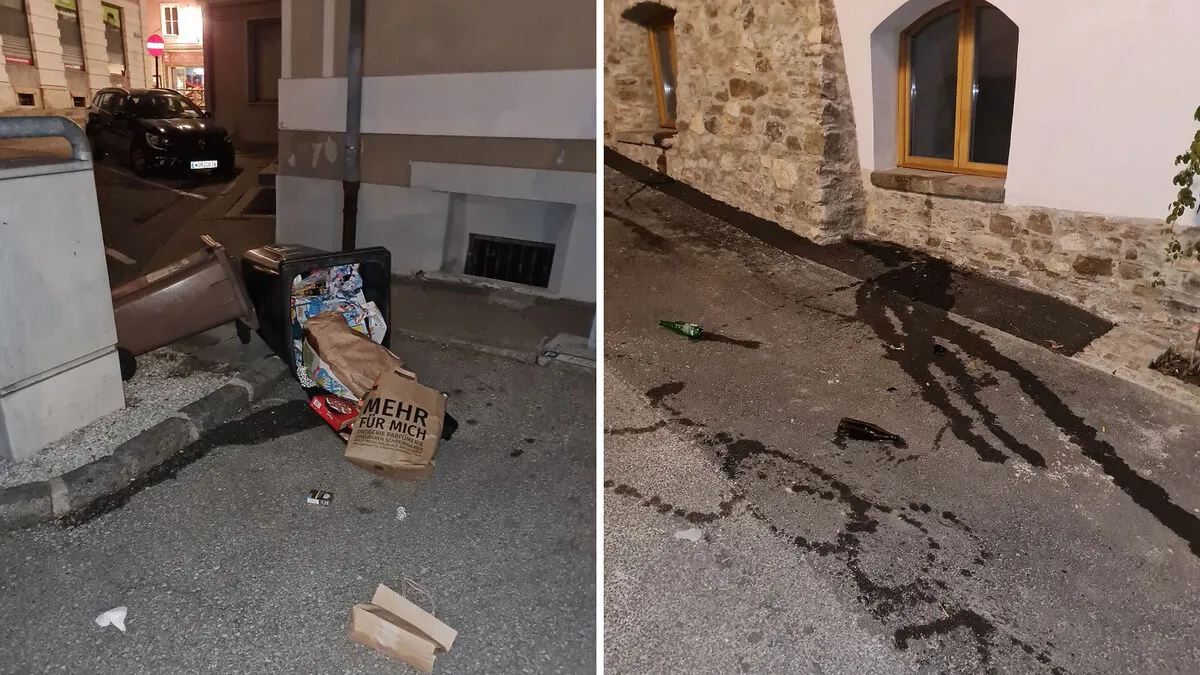 Die Verschmutzungen am Faschingswochenende erschütterten die Anrainer