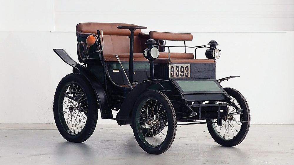 Ein außergewöhnliches Stück Zeitgeschichte: 1900 Peugeot Type 26 Voiturette à trois places