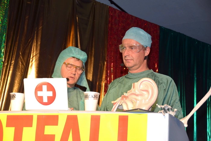 Die Faschingsband des Musikvereines Weißkirchen unter Kapellmeister Helmut Grangl umrahmte schwungvoll die beiden Vorstellungen.