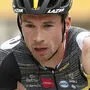 Primoz Roglic war von seinem Sturz gezeichnet