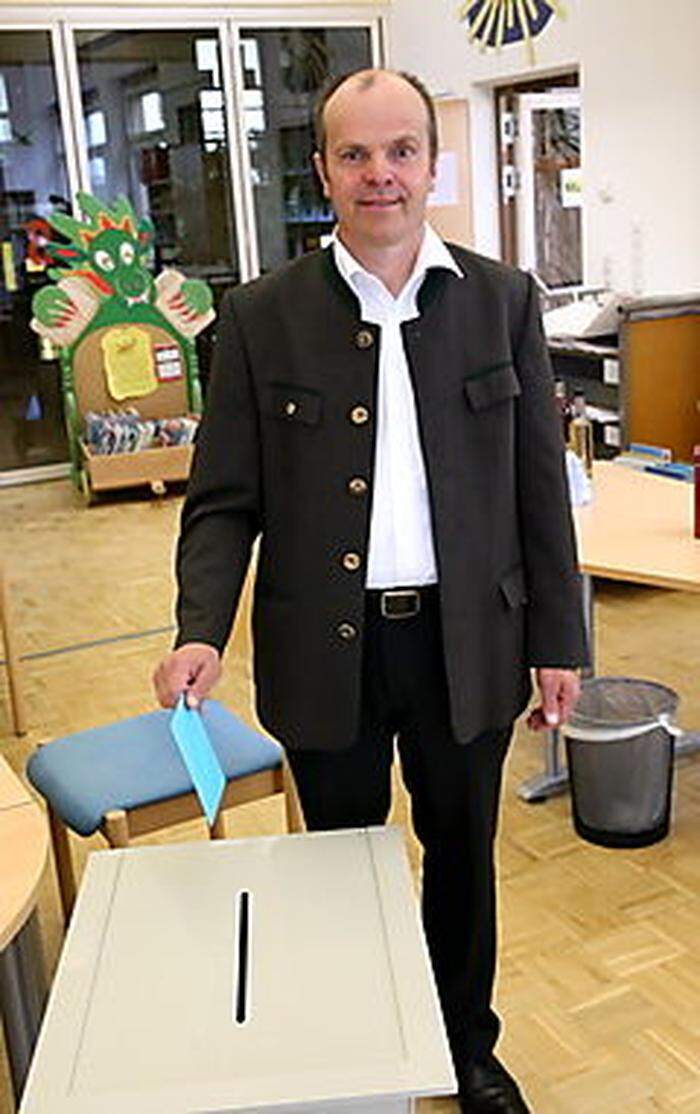 Der FPÖ Kandidat Heinrich Rasttenberger 