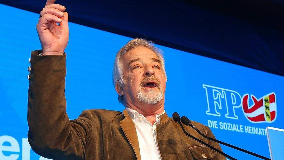 Manfred Tisal trat schon bei mehreren FPÖ-Veranstaltungen