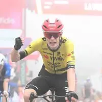 Jonas Vingegaard jubelte am Sonntag über den Etappensieg, dann wurde sein Team bestohlen