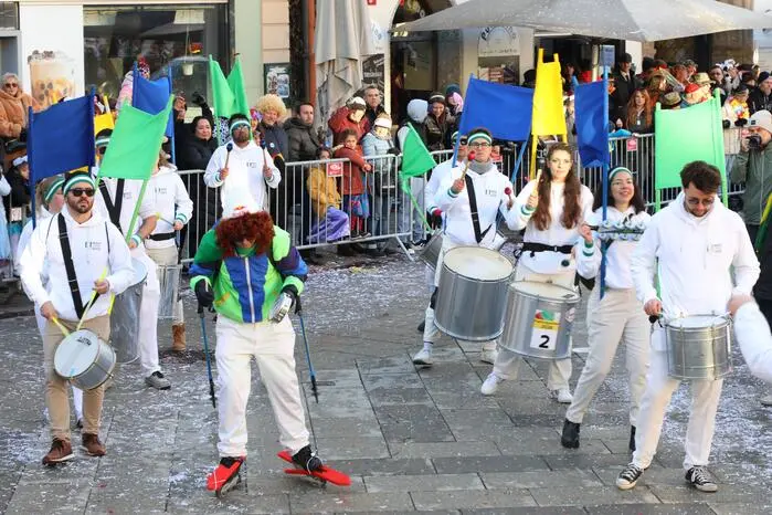 In diesem Jahr führte der Umzug wieder entlang der traditionellen Linienführung – vom Billa Plus in Leitendorf (ehemals Merkur) über die Waasenvorstadt, durch den Schwammerlturm bis hin zum Leobener Hauptplatz.