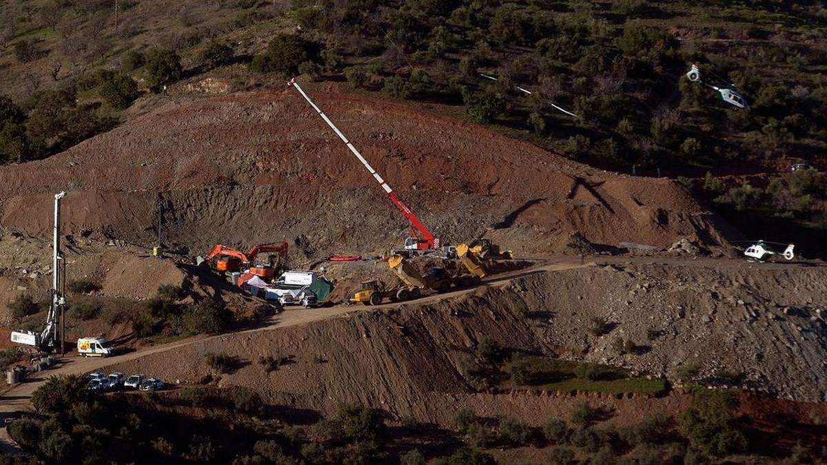 Tausende Tonnen Gestein wurden bereits bewegt