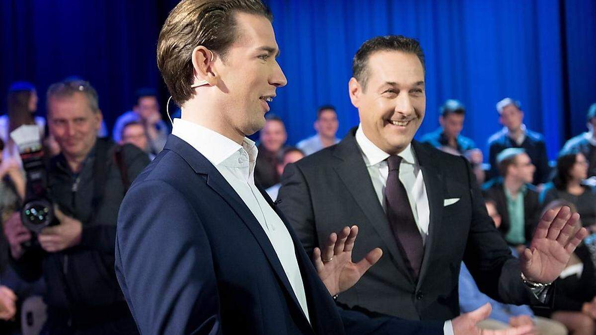 Sebastian Kurz, Heinz-Christian Strache