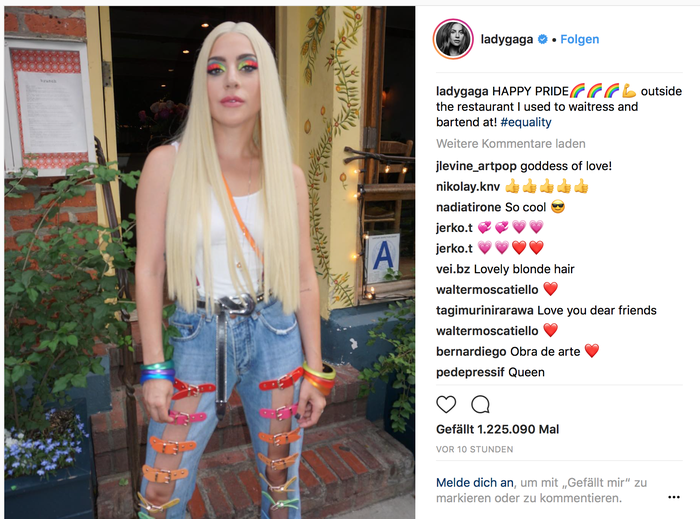 Lady Gaga trägt Hoermanseder 