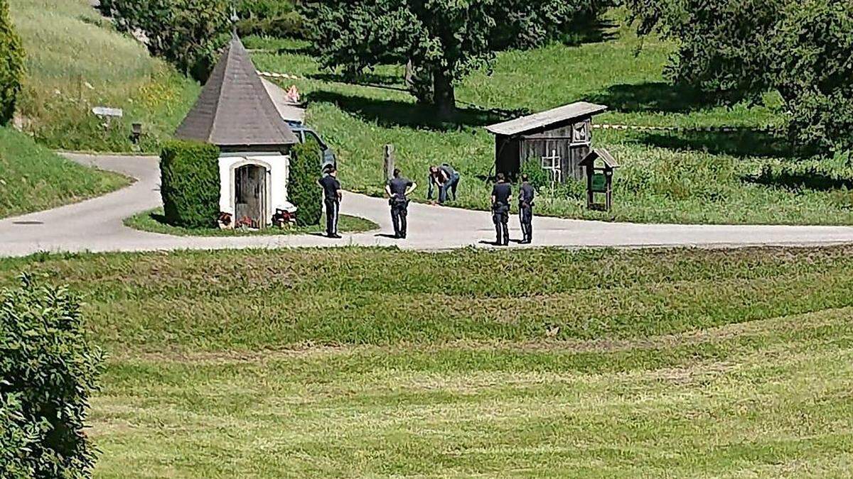 Das Gelände ist weiträumig abgeriegelt worden