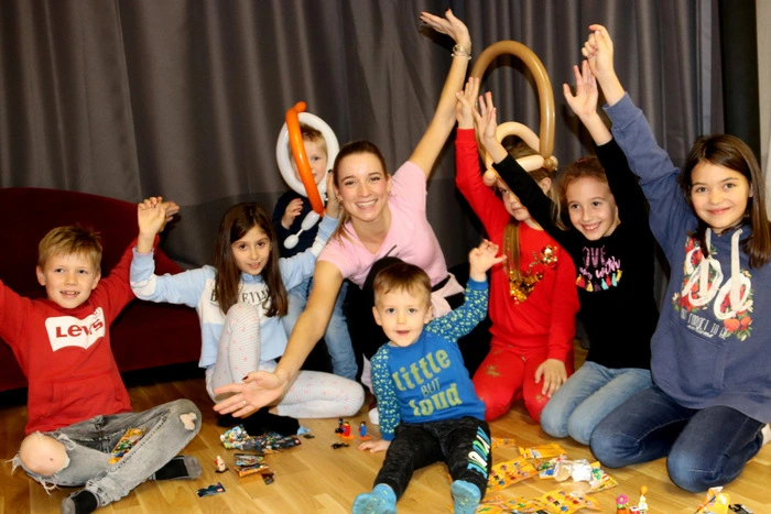 Mit Valentina Kunauer konnten sie HIp Hop tanzen und spielen.