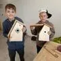 Zwei „Bird Buddies“ der VS Rosental