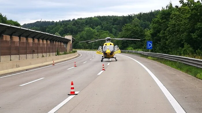 Zu einem schweren Unfall kam es am Montagabend auf der A2.