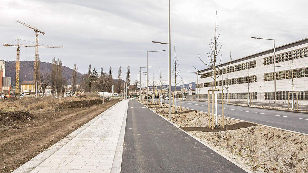 Die sanierte Alte Poststraße im Reininghaus-Areal 