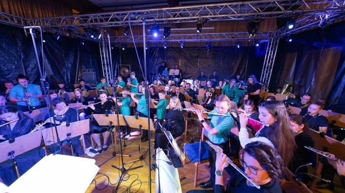 Die Trachtenkapelle sorgte für ein ausverkauftes Kulturhaus