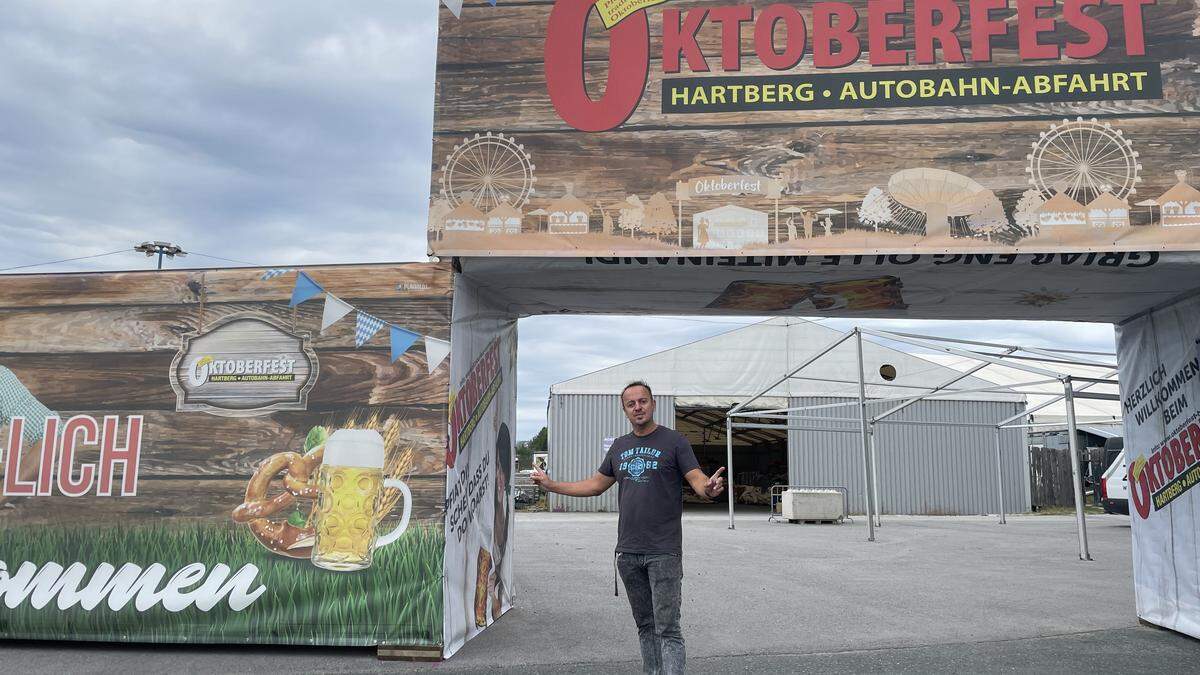 Markus Pfeifer organisiert seit 24 Jahren das Hartberger Oktoberfest