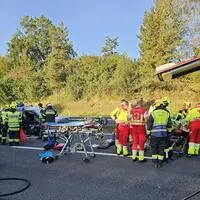Schwerer Unfall am Freitag auf der A11 Karawankenautobahn