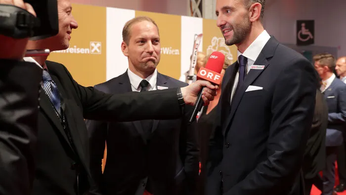 Die Beachvolleyballer Clemens Doppler (rechts) und Alexander Horst