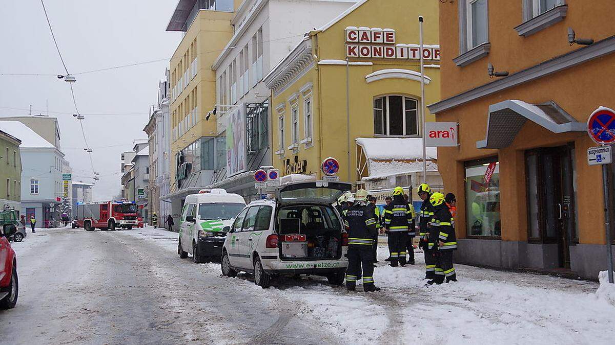 Der Bereich rund um das sogenannte Macherhaus musste abgesperrt werden