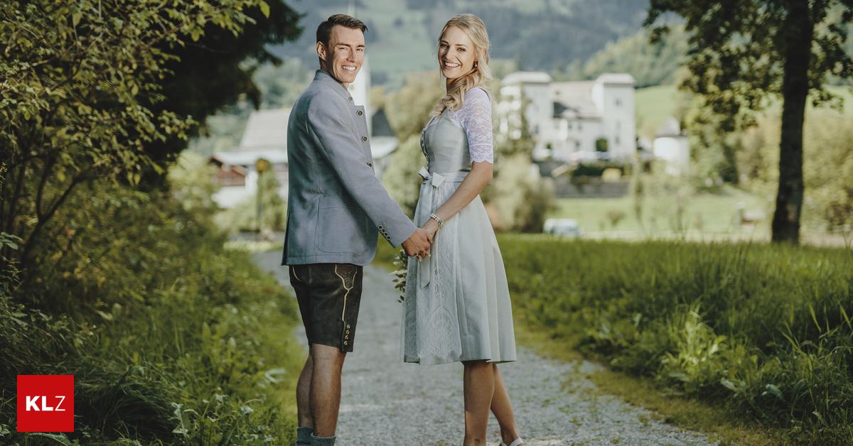 Hochzeit in Goldegg SkisprungAss Stefan Kraft hat seine Marisa geheiratet