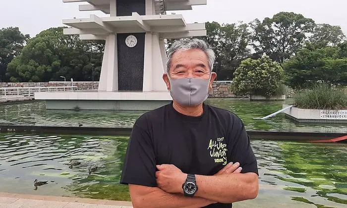 Betreibt täglich Sport: Takuji Hayata im Komazawa Park