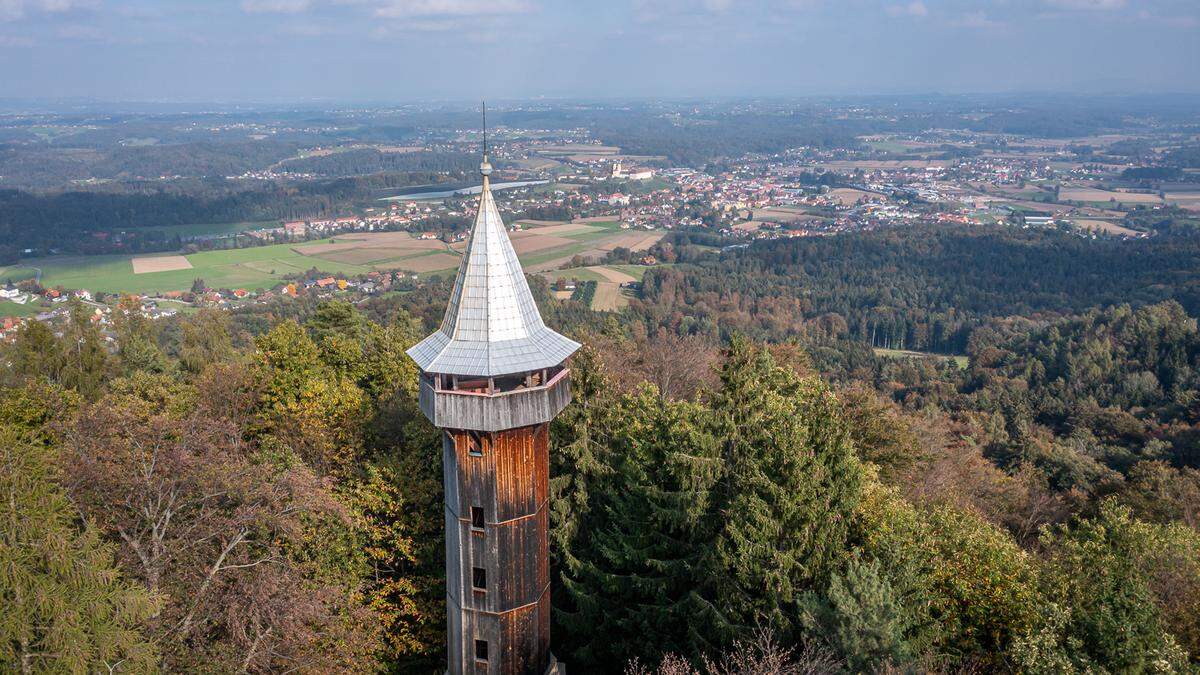 Die Stainzer Aussichtswarte wurde 1902 errichtet