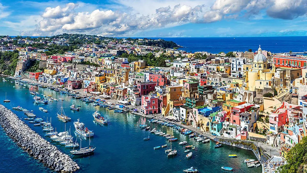 Die Insel Procida im Golf von Neapel