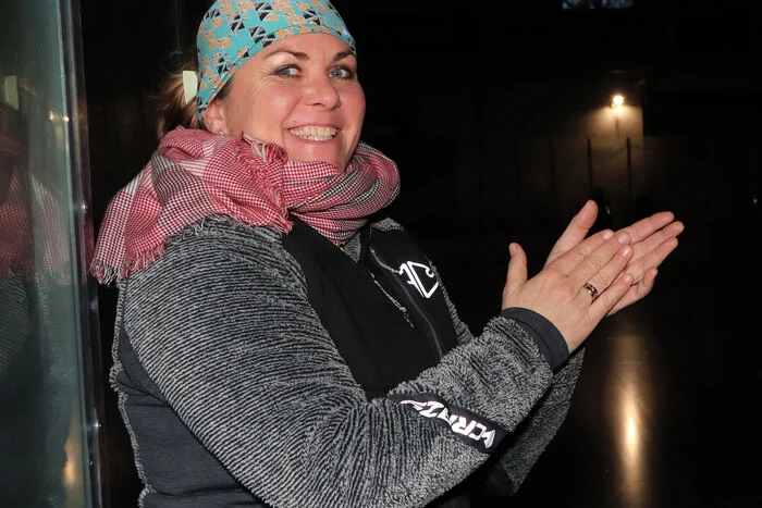 Applaus gab von der Eiskunstlauf Trainerin Jaroslava Rainer geb. Bartošková.