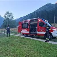 Frühmorgens war die FF Zauchen mit ihrer Drohne von der Sondlalm (Untertal) aus unterwegs