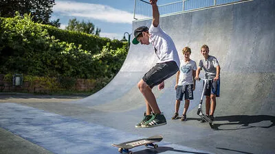 Beliebt aber desolat: der Skaterpark im Europapark