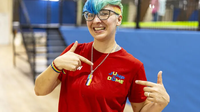 Die Freude im "Jump Dome" bei vielen groß und vielen auch anzusehen.