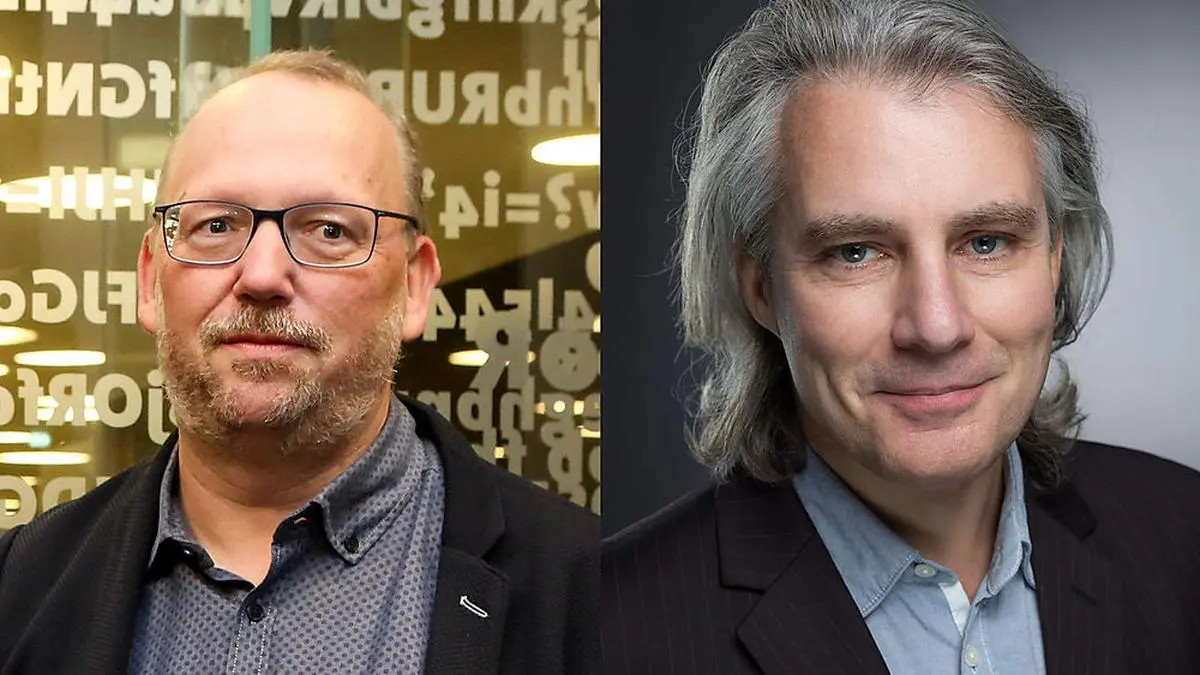 Impfkoordinator Michael Koren und Infektionsspezialist Bernhard Haas sind am Montag zu Gast im Kleine Zeitung-Studio