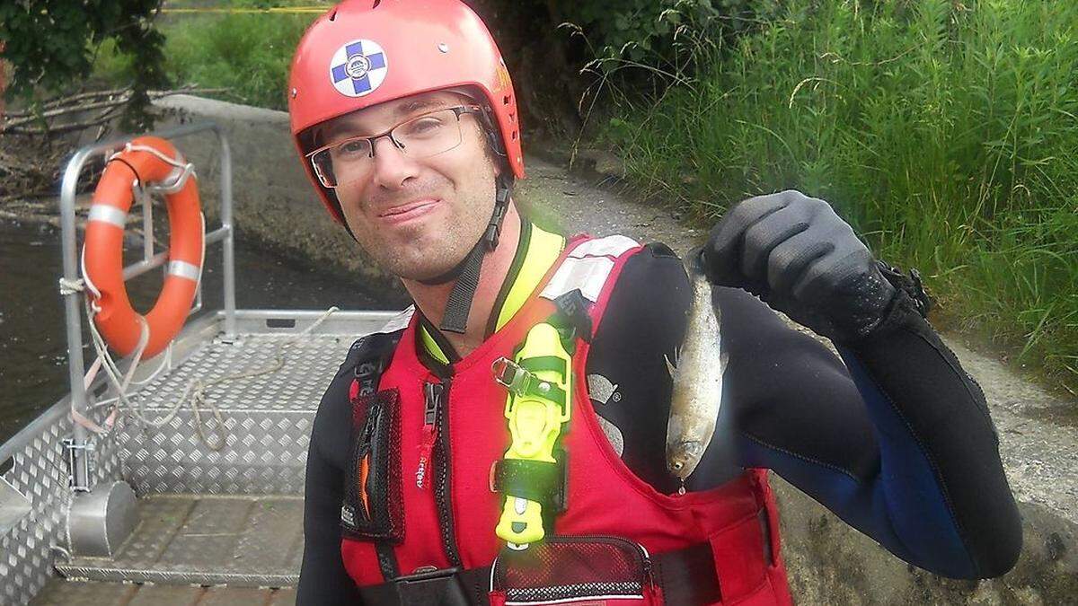 Auch bei der Wasserrettung ehrenamtlich aktiv: Christian Ratschnig aus St. Andrä