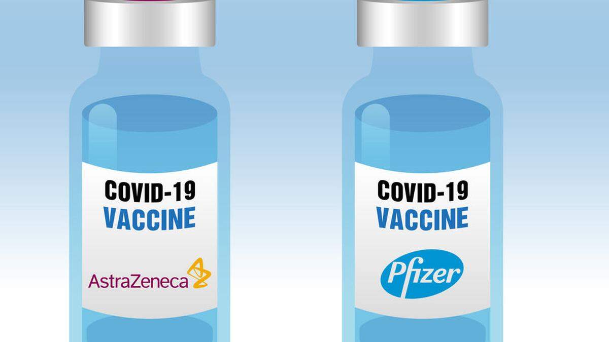 Arbeiten gut zusammen: die Impfstoffe von AstraZeneca und Biontech/Pfizer