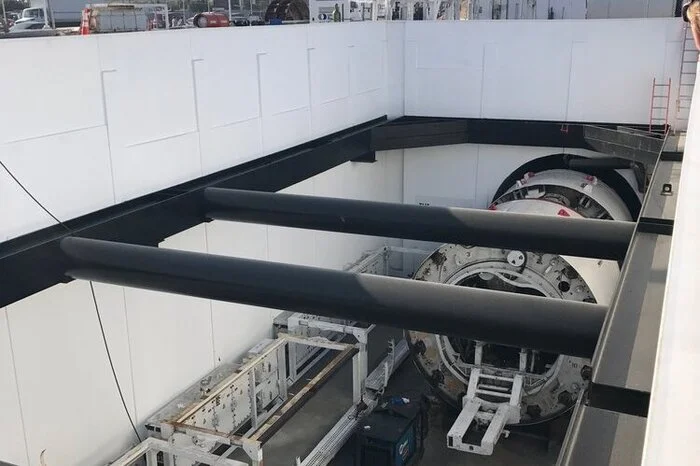 Ein Probetunnel wurde bereits auf dem Gelände von Space X, der Weltraumausflugs-Firma von Elon Musk, in Kalifornien gegraben.