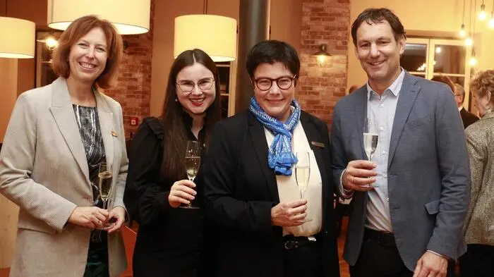 Die neue Präsidentin ist als Mutter zweier Jungs und Prokuristin des Druckhauses Scharmer auf ihre zukünftige Aufgabe gut vorbereitet und startet motiviert in ihre Präsidentschaft.