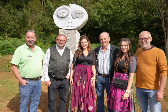 Gustav Unterlerchner, Stiftspfarrer Pater Slawomir Czulak, Carolin Berger, Harald Lagger, Elena Sophie Madl, Thomas Györi