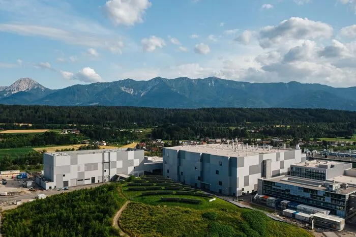 Das neue Infineon-Werk in Villach von außen