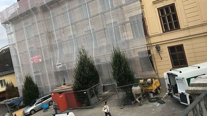 Die Sanierung der Musikschule Wolfsberg läuft noch, voraussichtlich ab Mitte Oktober können die Schüler darin unterrichtet werden