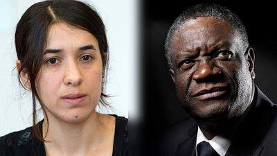 Nadia Murad und Denis Mukwege