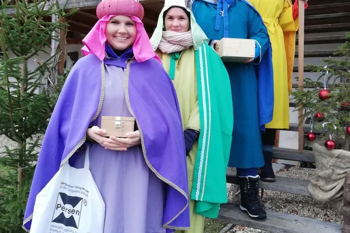 Stufen überwanden Anna, Angelika, Beate und Martina in der Pfarre Edelsbach