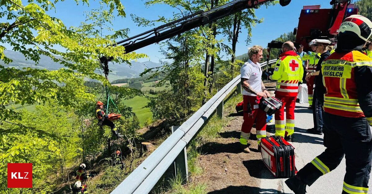 Verletzt-im-Krankenhaus-Mit-Kran-geborgen-Motorradfahrer-st-rzt-ber-B-schung