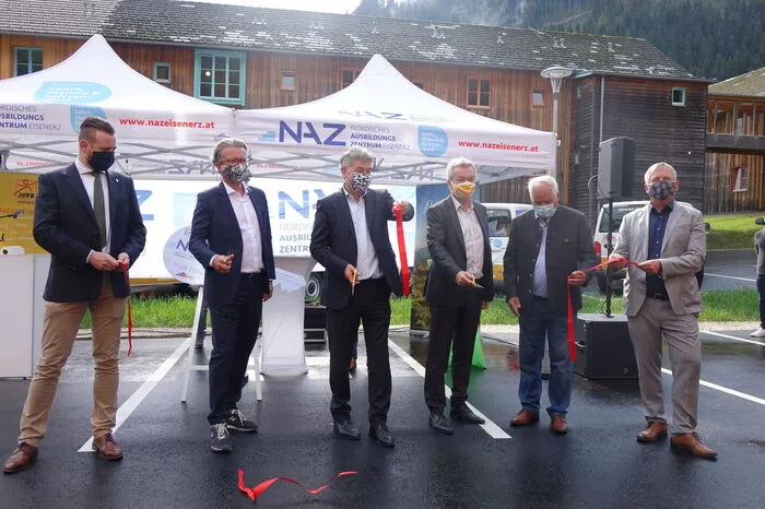 Thomas Rauninger, Christopher Drexler, Werner Kogler, Anton Lang, Toni Leikam und Gerhard Wendl
