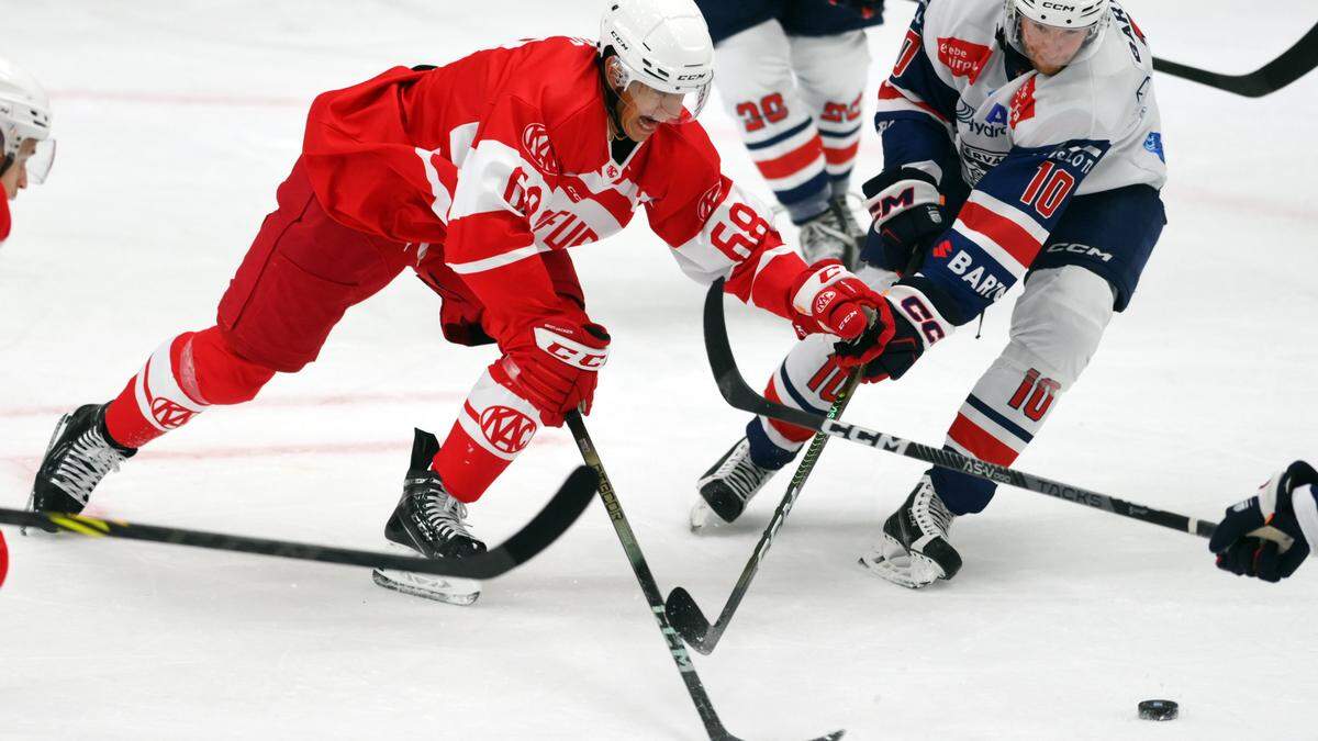 Nach dem 4:1 gegen Fehervar verlor der KAC in Bled gegen Stavanger 2:5