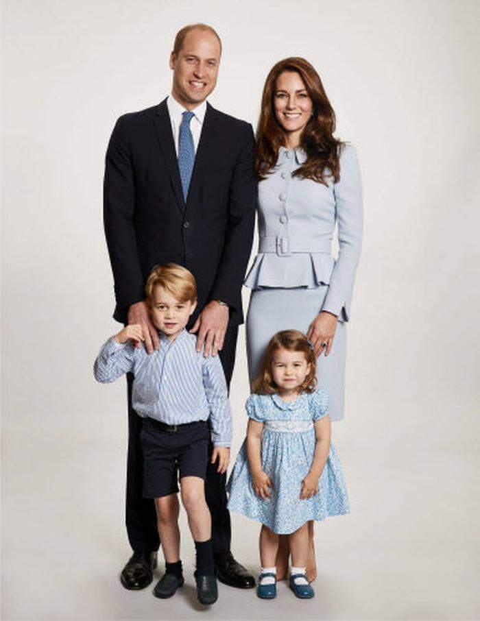 Das ist das offizielle Weihnachstsfoto 2018 von Prinz William und seiner Familie 