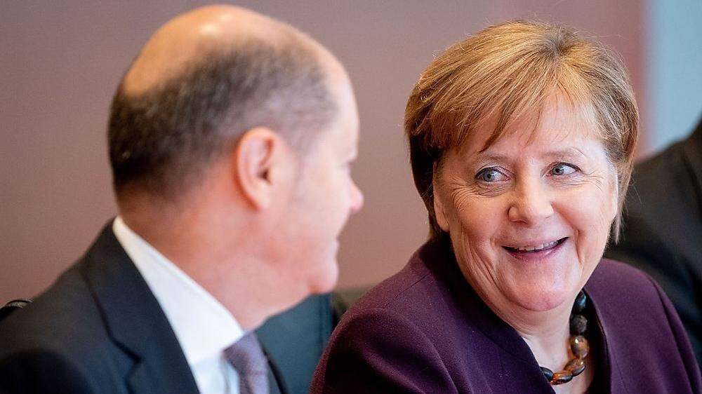 Scholz und Merkel