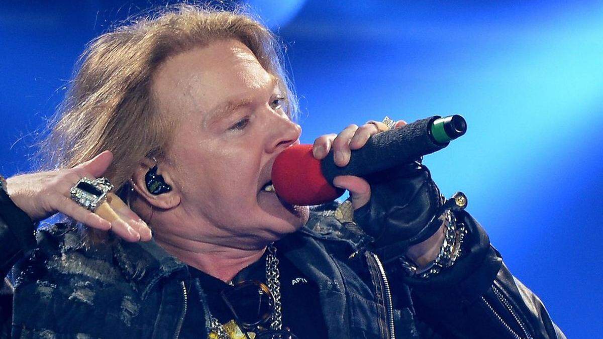 Maschine läuft: Axl Rose in Aktion