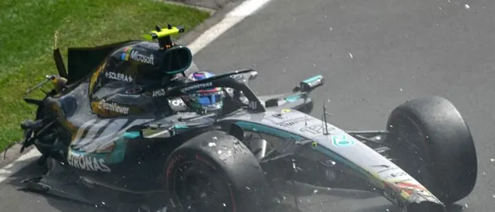 Kimi Antonelli baute einen Unfall