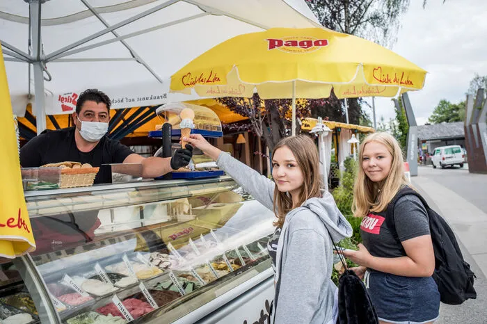 Zumindest Eis essen kann man!